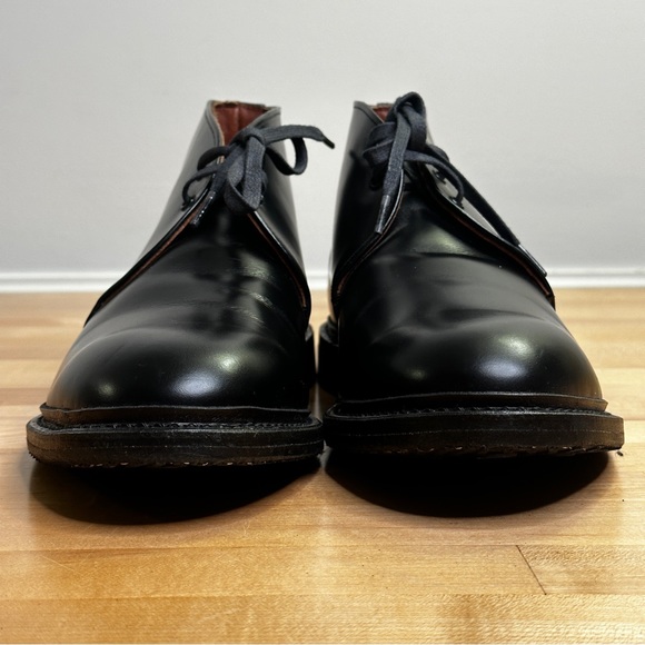 Red Wing Postman Chukka Genuine Leather Black Boots Size US 10.5 Men Authentic - Picture 2 of 8